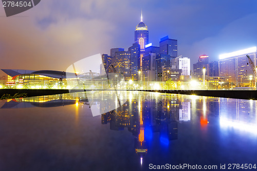 Image of Hong Kong Skylines at sunset