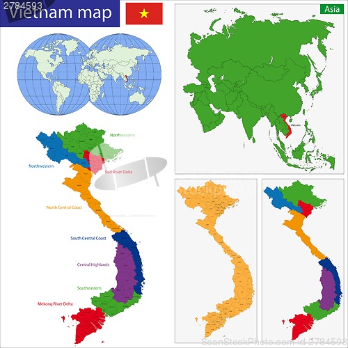 Image of Vietnam map