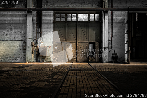 Image of Industrial interior of an old factory