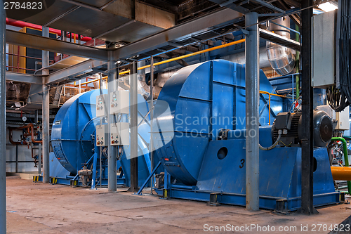 Image of Generator inside power plant