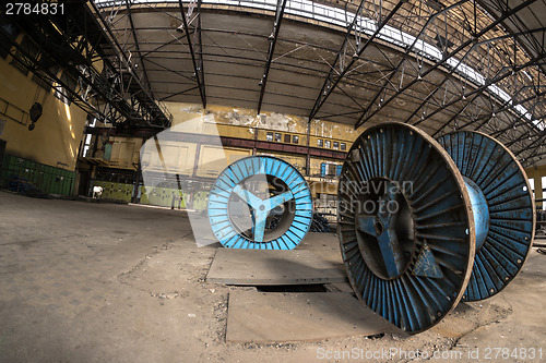 Image of Electricity distribution hall in metal industry