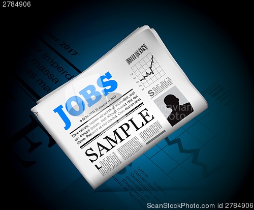 Image of Jobs in newspaper