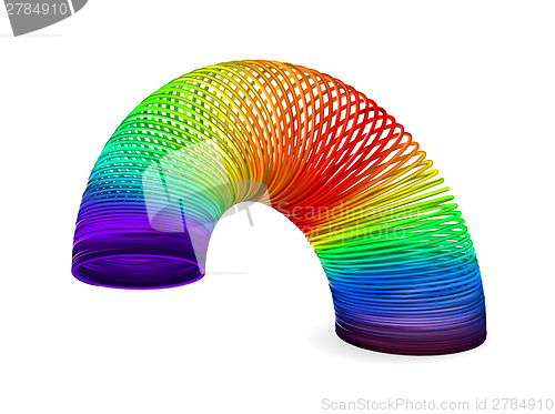 Image of Rainbow spiral spring
