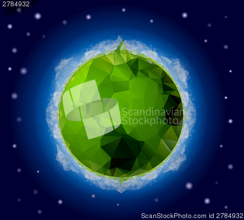 Image of Origami Style World background