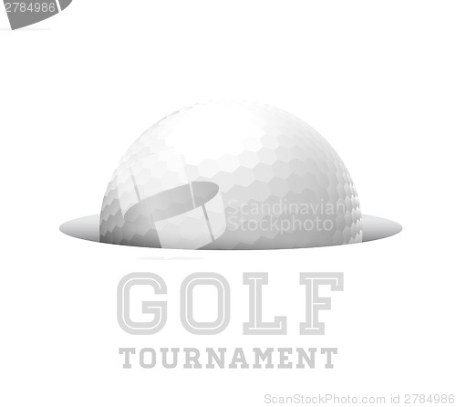 Image of Golf ball.