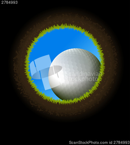 Image of Golf ball.