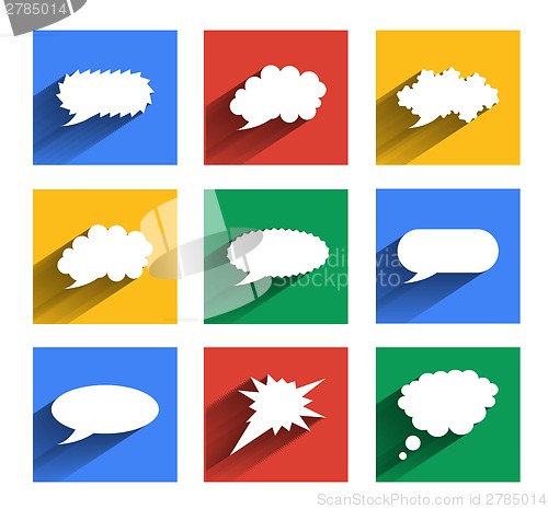 Image of Modern speech bubbles se