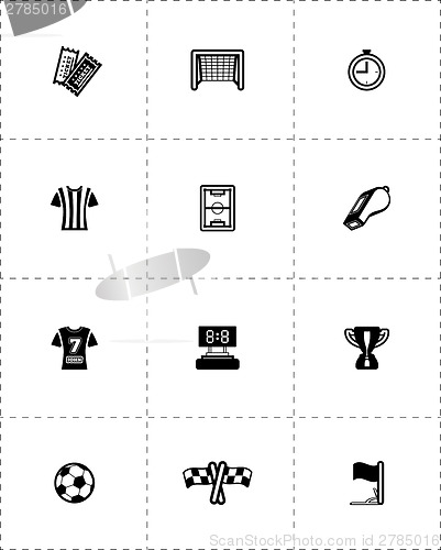 Image of Soccer icon set