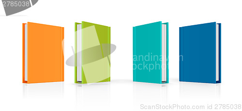 Image of Set of colorful  books