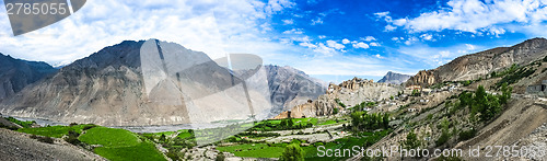 Image of Dhankar Gompa. India. Spiti Valley