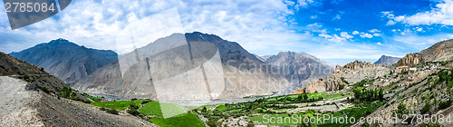 Image of Dhankar Gompa. India. Spiti Valley