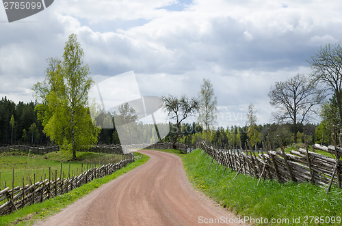 Image of Old fashioned gravel road