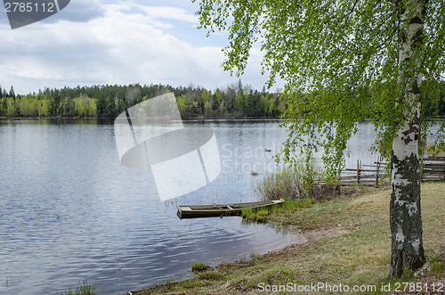 Image of Serene lake view