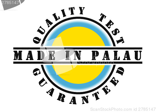 Image of Quality test guaranteed stamp 