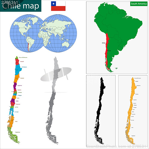 Image of Chile map