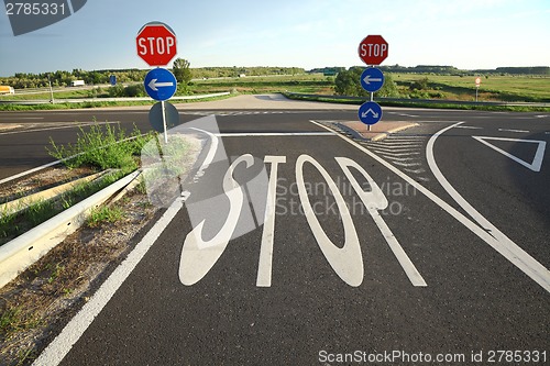 Image of Stop sign