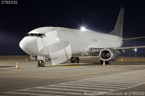 Image of Plane at night