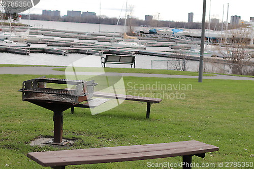 Image of Barbecue for Picnicking in Urban Parks