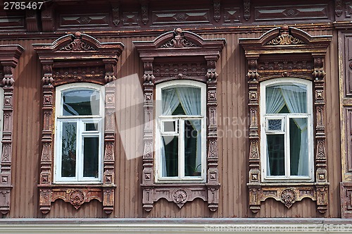 Image of Windows of an architectural and historical monument to Tyumen, "