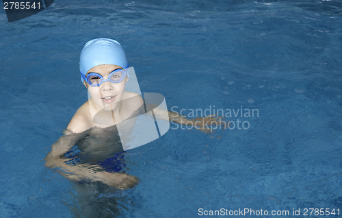 Image of Child in swimming pool