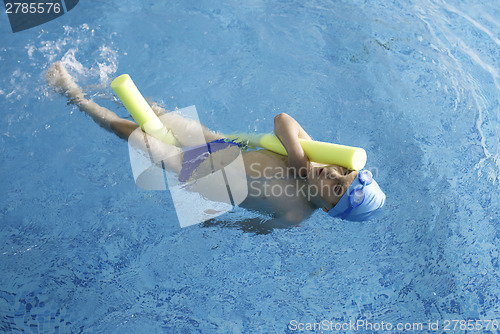 Image of Child swimmer in swimming pool