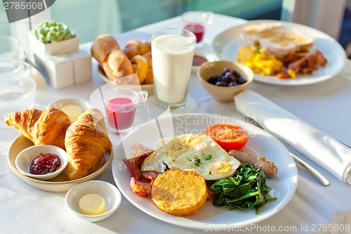 Image of delicious breakfast