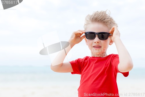 Image of boy at vacation