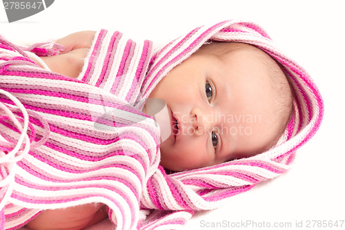 Image of watching newborn baby