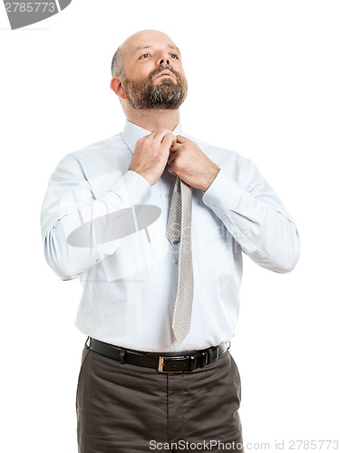 Image of business man tie