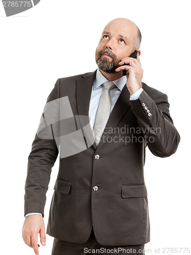 Image of business man phone