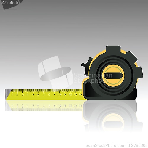 Image of steel tape ruler