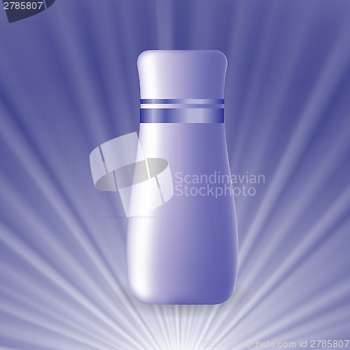 Image of blue cosmetic tube