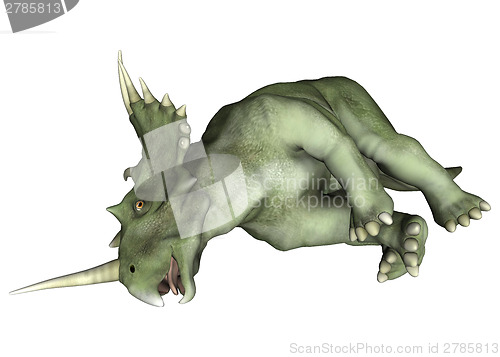 Image of Wounded Dinosaur Styracosaurus