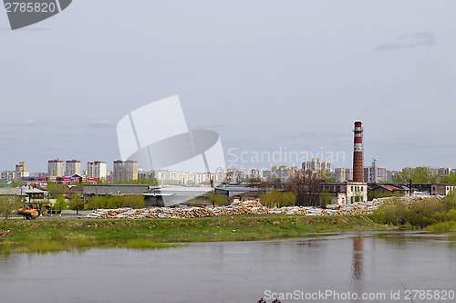 Image of Plywood combine, Tyumen, Russia.