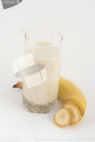 Image of Banana juice with bananas
