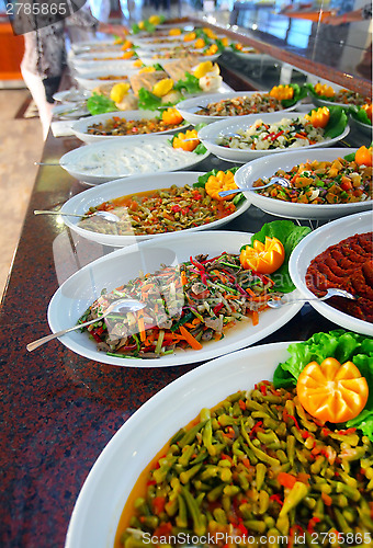 Image of Buffet table 