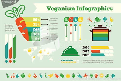 Image of Healthy Food Infographic Template.