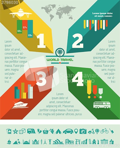 Image of Travel Infographic Template.