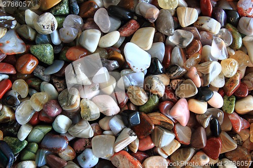 Image of natural color gems background