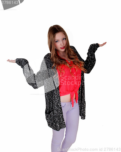 Image of Girl has no idea.