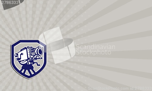 Image of Business Card Movie Film Camera Vintage Shield