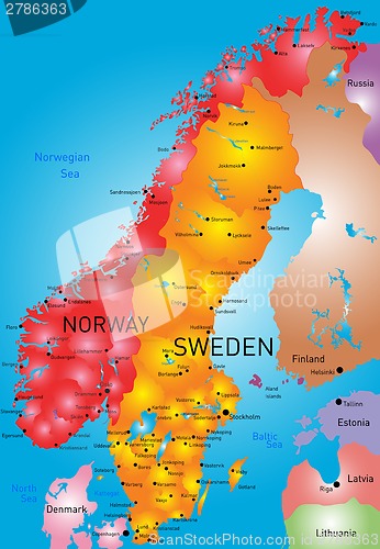 Image of Norway and Sweden