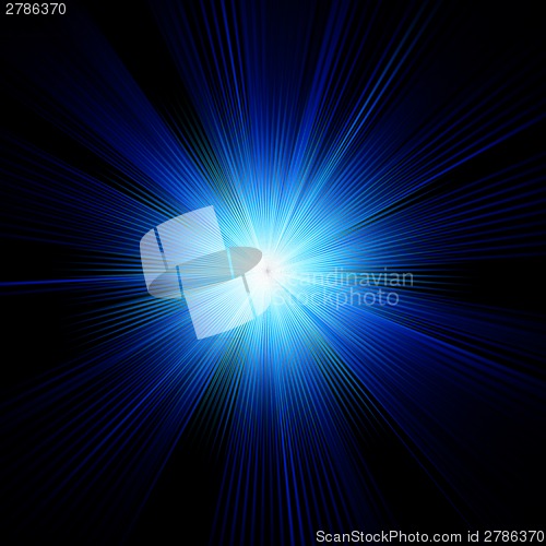 Image of Blue color design with a burst. EPS 10