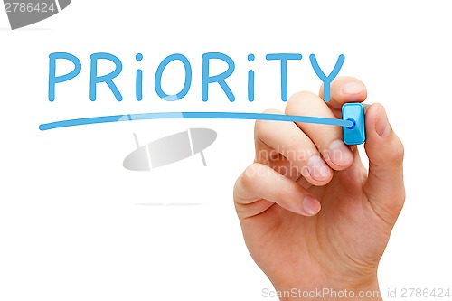 Image of Priority Blue Marker