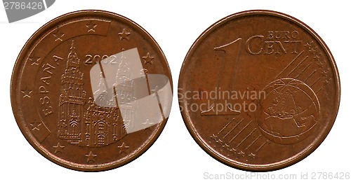 Image of one cent, United Europe, Spain, 2002