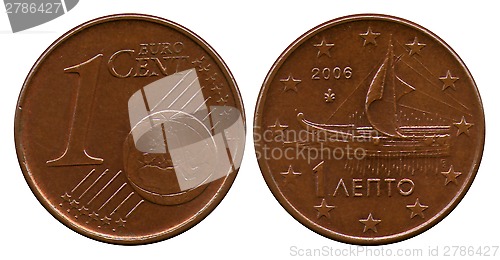 Image of one cent, United Europe, Greece, 2006