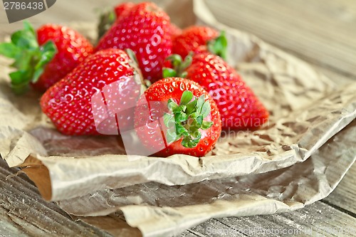 Image of fresh strawberries 