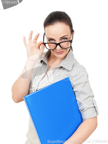 Image of business woman with glasses