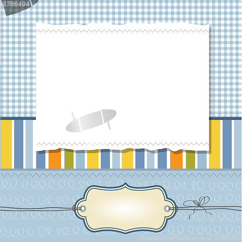 Image of Cool template frame design for greeting card