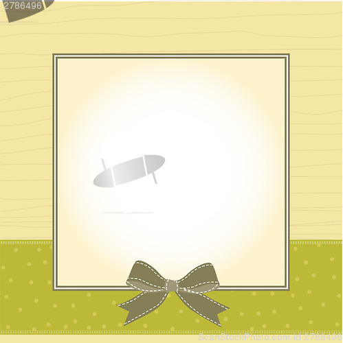 Image of Template frame design for greeting card